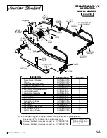 Preview for 1 page of American Standard Scala Oval Whirlpool 2645.018 Parts List