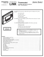 American Standard Schlage Link AZEMT500BB32MAA Installation And User Instructions Manual preview