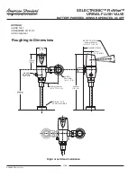 Предварительный просмотр 2 страницы American Standard SELECTRONIC 6063.051 Specifications