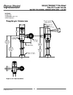 Предварительный просмотр 2 страницы American Standard Selectronic FloWise Toilet Flush Valve 6065121.002 Specification Sheet