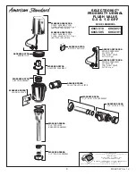 Предварительный просмотр 10 страницы American Standard Selectronic Proximity Urinal Flush Valve 6063.051 Installation Instructions Manual