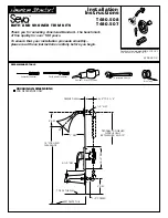 American Standard Seva T480.507 Installation Instructions предпросмотр