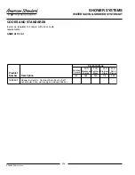 Preview for 2 page of American Standard Shower Systems 1662.604 Specification Sheet