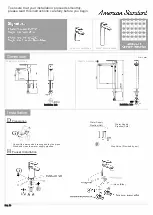 American Standard Signature FFAS1701-101500ZNO Installation & Operation Instructions предпросмотр