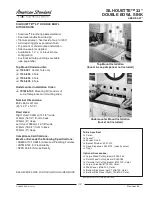 American Standard Silhouette 7145.001 Specification Sheet предпросмотр