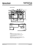 Предварительный просмотр 2 страницы American Standard Silhouette 7196.011 Specification Sheet