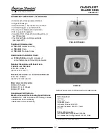 Предварительный просмотр 1 страницы American Standard Silhouette ASME A112.19.4M Specification Sheet