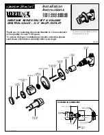 Предварительный просмотр 3 страницы American Standard Single Built-In Wall Supply Valves 7000 Installation Instructions