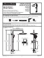 Preview for 1 page of American Standard Spectra Versa 9038804 Installation Instructions