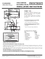 Preview for 1 page of American Standard Standard 2083 SERIES Installation Instructions