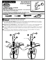 Предварительный просмотр 1 страницы American Standard Standard 4210 Installation Instructions