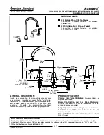 Предварительный просмотр 1 страницы American Standard Standard 4251S Specification Sheet