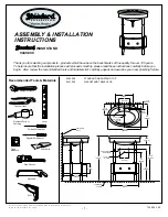 American Standard Standard Washstand 9440.000 Assembly And Installation Instructions preview