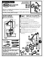 Предварительный просмотр 1 страницы American Standard Standart T6179 Installation Instructions