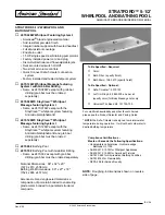 Preview for 1 page of American Standard Stratford 2470.002 Specification Sheet