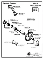 Preview for 4 page of American Standard Swan 6011 Installation Instructions