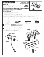 American Standard Swan 6013 Installation Instructions Manual предпросмотр