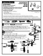 Предварительный просмотр 1 страницы American Standard Symphony 4508S Installation Instructions Manual