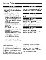 Preview for 4 page of American Standard TDE060A936M Service Manual