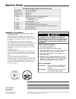 Preview for 12 page of American Standard TDE060A936M Service Manual