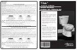 Предварительный просмотр 1 страницы American Standard Titan 733AA.051 Owner'S Manual