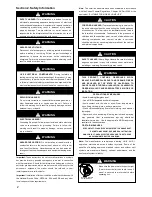 Предварительный просмотр 2 страницы American Standard TMM4A0A18S21SA Installer'S Manual