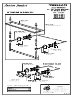 Preview for 3 page of American Standard Toilet Tissue Holder 2555.061 Installation Instructions