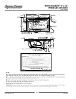 Предварительный просмотр 2 страницы American Standard TOWN SQUARE 2742 Specification Sheet