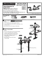 American Standard Town Square S Series Installation Instructions предпросмотр