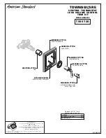 Preview for 3 page of American Standard Town Square T555730 Installation Instructions