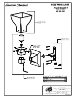 Preview for 2 page of American Standard Town Square Wall Sconce 2555.081 Installation Instructions