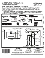 Предварительный просмотр 5 страницы American Standard TOWNSEND 0328 Installation Instructions Care And Maintenance