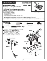 American Standard Townsquare 2555.201 Installation Instructions Manual предпросмотр