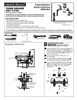 Предварительный просмотр 5 страницы American Standard Townsquare 2555.400 Installation Instructions Manual