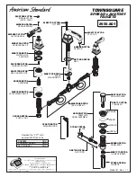 Предварительный просмотр 5 страницы American Standard Townsquare 2555.801 Installation Instructions