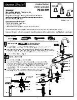 Предварительный просмотр 1 страницы American Standard TROPIC 7038.801 Installation Instructions Manual