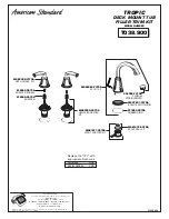 American Standard Tropic 911903-0070A Parts List preview