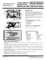 American Standard Virtuoso Elite Whirlpool 7236E Series Installation Instructions preview