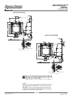 Предварительный просмотр 2 страницы American Standard Washbrook Urinal 6501.010 Specification Sheet