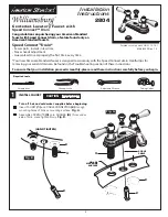 American Standard WILLIAMSBURG 2804 Installation Instructions предпросмотр