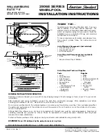 American Standard Williamsburg 2806E Series Installation Instructions preview