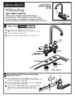 Предварительный просмотр 1 страницы American Standard Williamsburg 3770 Installation Instructions