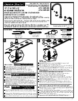 Предварительный просмотр 1 страницы American Standard Williamsburg Kitchen Faucets 4751 Series Installation Instructions