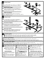 Предварительный просмотр 3 страницы American Standard Williamsburg Kitchen Faucets 4751 Series Installation Instructions