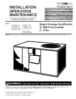 Предварительный просмотр 1 страницы American Standard YCP-IOM-1C Installation Operation & Maintenance