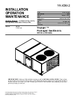 American Standard YK-IOM-2 Installation Operation & Maintenance preview