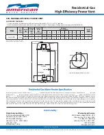 Preview for 2 page of American Water Heater 319339-000 Specification Sheet