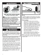 Preview for 4 page of American Water Heater 6510238 Installation Instructions And Use And Care Manual