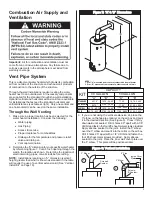 Preview for 9 page of American Water Heater 6510238 Installation Instructions And Use And Care Manual