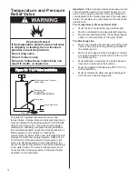 Preview for 14 page of American Water Heater 6510238 Installation Instructions And Use And Care Manual